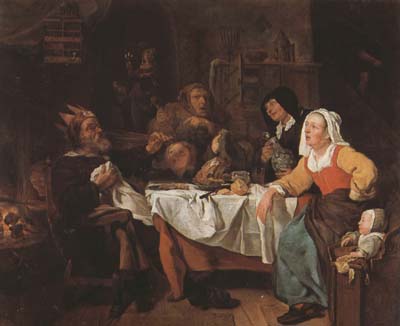 Gabriel Metsu The King Drinks (mk08)